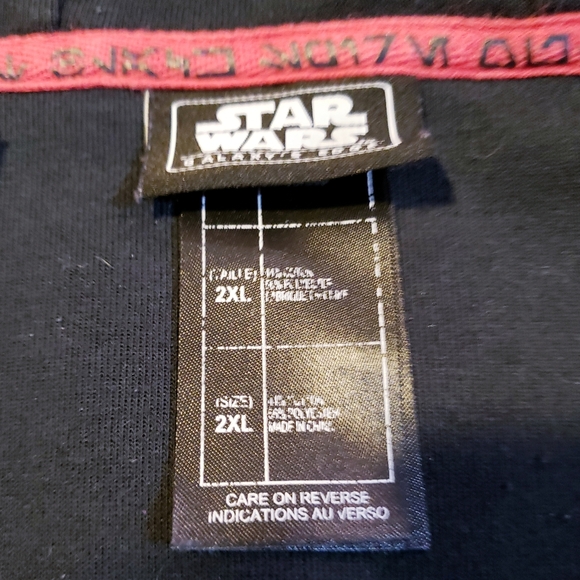 Disney Star Wars 709 Galaxy's Edge Protect First Order Zip Hoodie Jacket 2XL - Picture 6 of 6